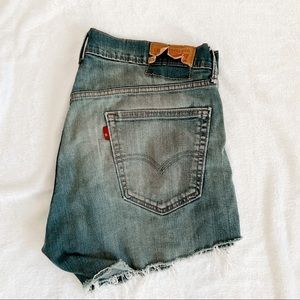 Levi’s 37” Hi-Rise Denim Cutoffs